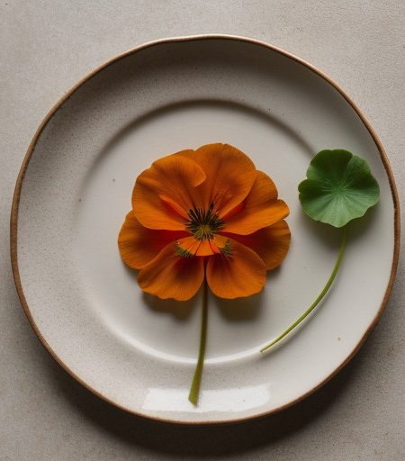 Stuffed Nasturtium Blossoms - Country Cooking recipe image