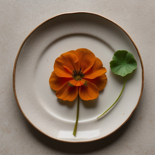 Stuffed Nasturtium Blossoms - Country Cooking recipe image