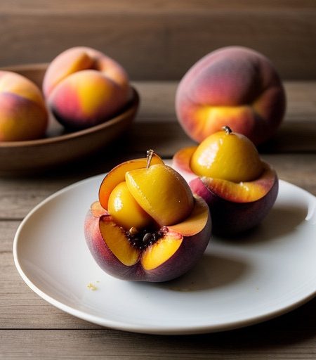Stuffed Peaches recipe image