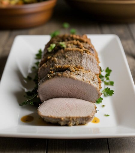 Stuffed Pork Tenderloin recipe image