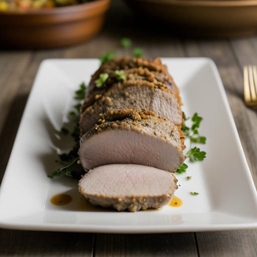 Stuffed Pork Tenderloin recipe image