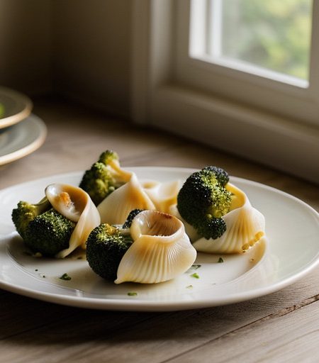Stuffed Shells With Broccoli recipe image