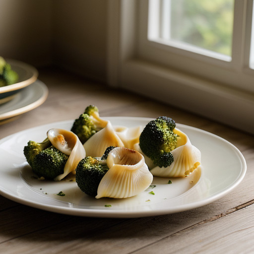 Stuffed Shells With Broccoli recipe image