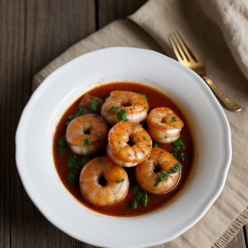Stuffed Shrimp With Creole Meuniere Sauce recipe image