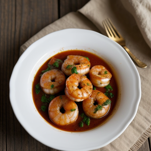 Stuffed Shrimp With Creole Meuniere Sauce recipe image