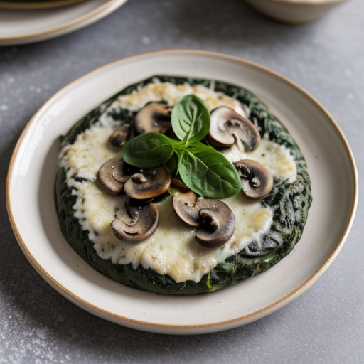 Stuffed Spinach Pizza recipe image