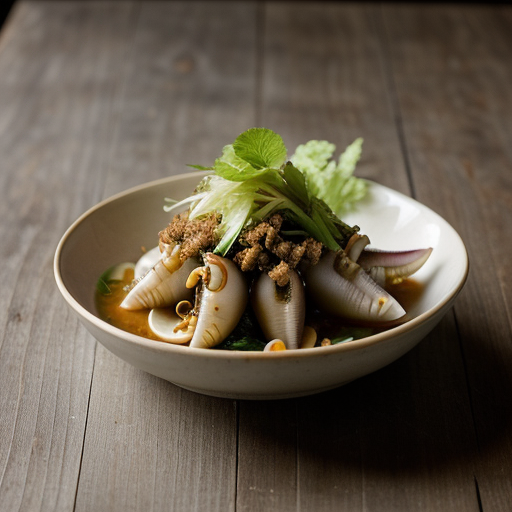 Stuffed Squid With Vinegar/Soy Dip - Ojingu C recipe image