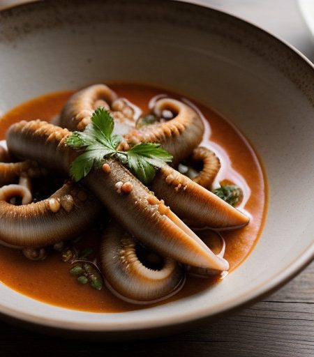 Stuffed Squid in Red Sauce recipe image