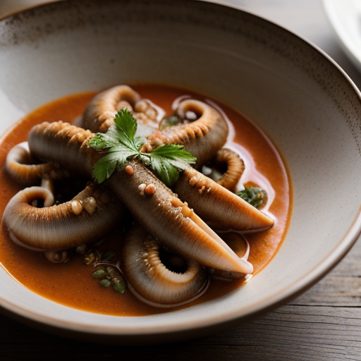 Stuffed Squid in Red Sauce recipe image