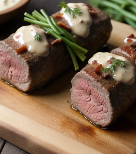 Stuffed Steak Rolls W Whipped Potatoes recipe image