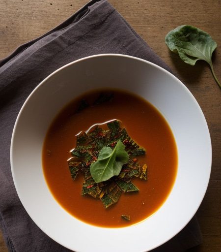 Stuffed Swiss Chard With Carrot Sauce recipe image