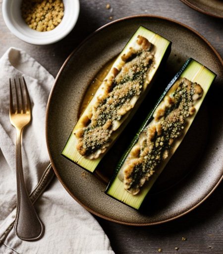 Stuffed Zucchini Boats recipe image