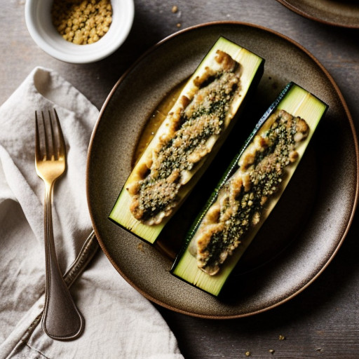 Stuffed Zucchini Boats recipe image