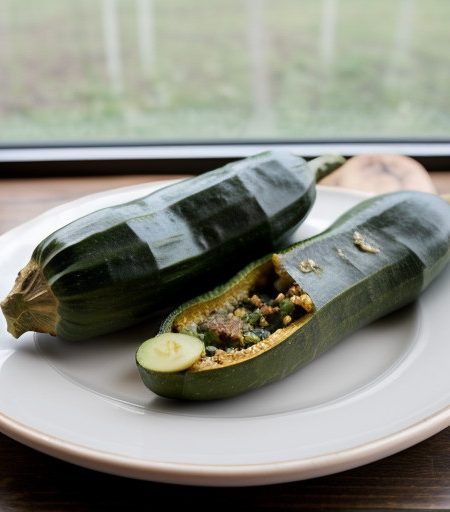 Stuffed Zuchinni recipe image