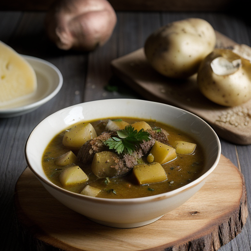 Succulent Truffled Potato Stew recipe image