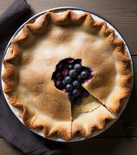 Sugar Free Blueberry Pie recipe image