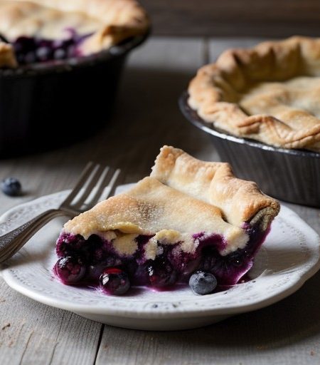 Sugar Free Blueberry Pie recipe image