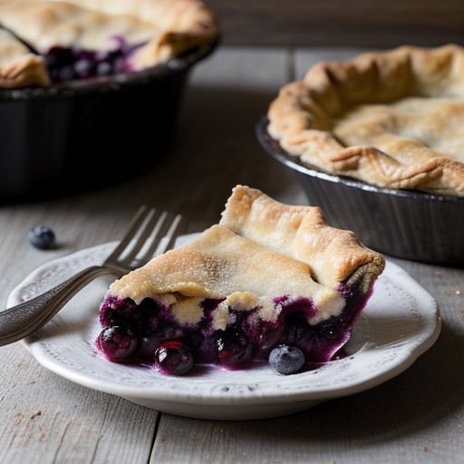 Sugar Free Blueberry Pie recipe image
