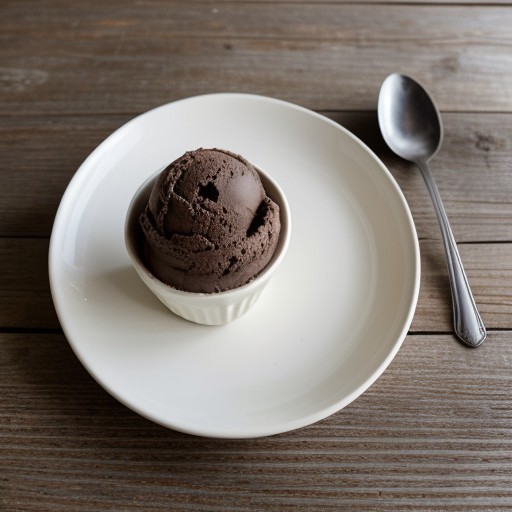 Sugar-Free Chocolate Ice Cream recipe image