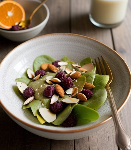Sugared Almond Salad W/Orange Vinaigrette recipe image