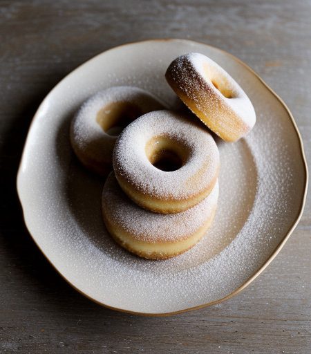 Sugared Yeast Doughnuts recipe image