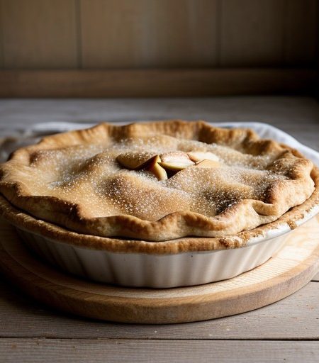 Sugarless Apple Pie recipe image