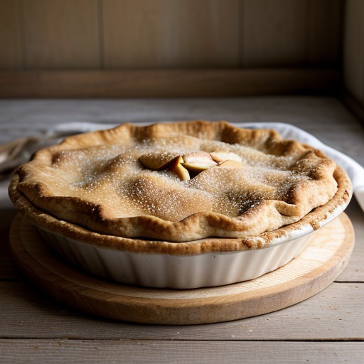 Sugarless Apple Pie recipe image