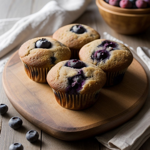 Sugarless Blueberry Muffins recipe image