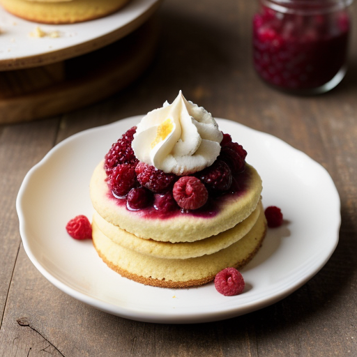 Summer Berry Shortcakes With Vanilla Sauce recipe image
