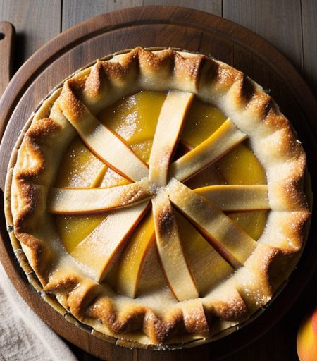 Summer Delight Peach Pie recipe image