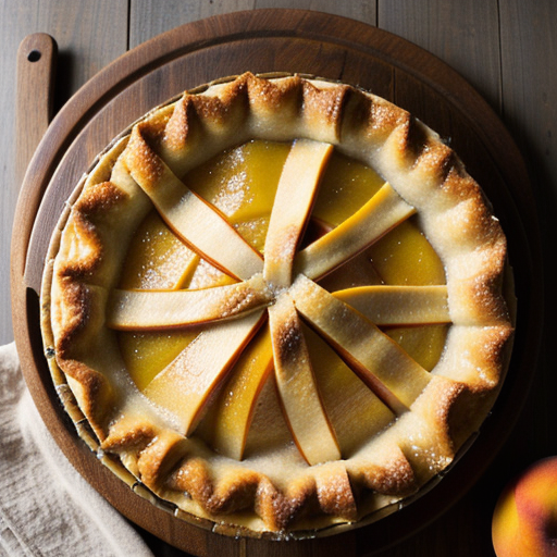 Summer Delight Peach Pie recipe image