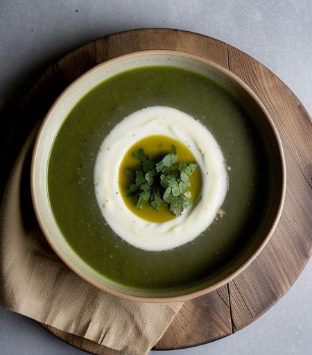Summer Greens Soup recipe image