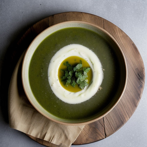 Summer Greens Soup recipe image