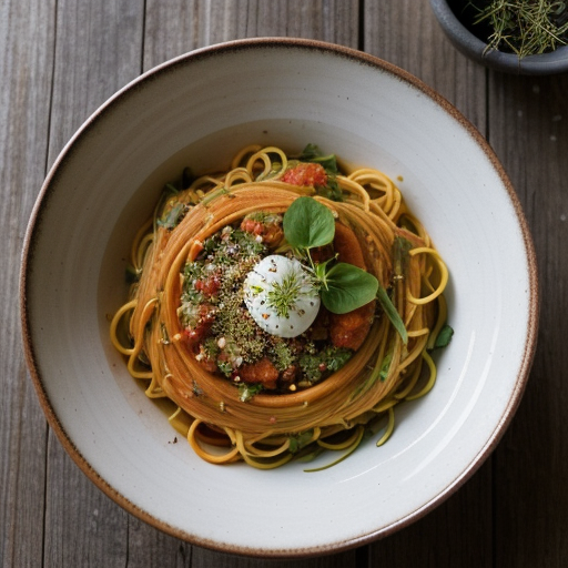 Summer Spaghetti With Gazpacho Sauce recipe image