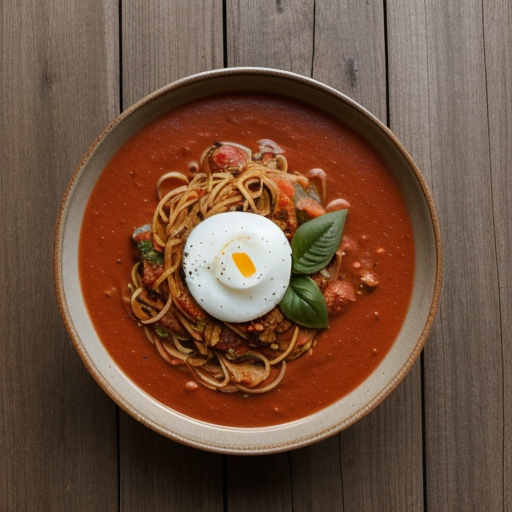 Summer Spaghetti With Gazpacho Sauce recipe image