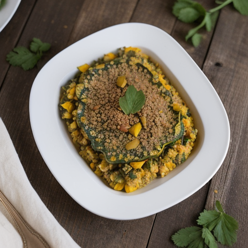 Summer Squash Bulgur Casserole recipe image