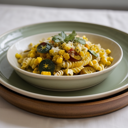 Summer Squash & Corn Pasta recipe image
