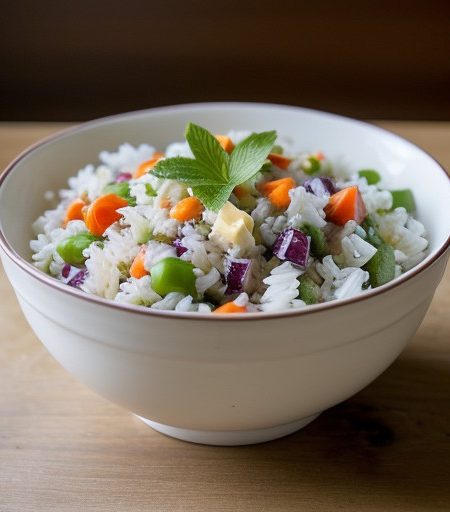 Summertime Rice Salad recipe image