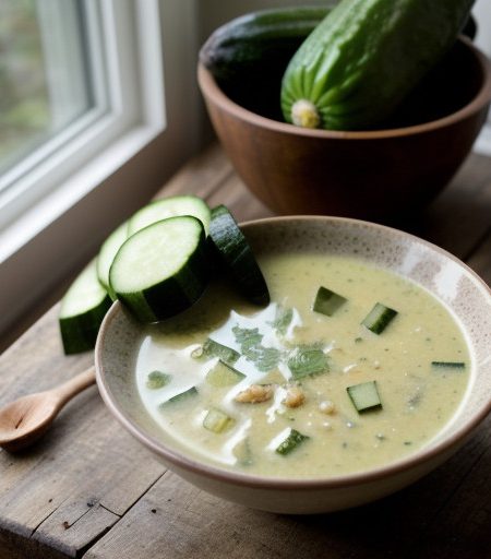 Summery Cuke Soup recipe image