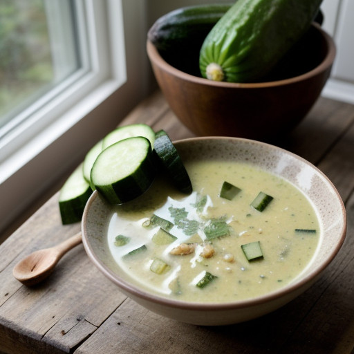 Summery Cuke Soup recipe image