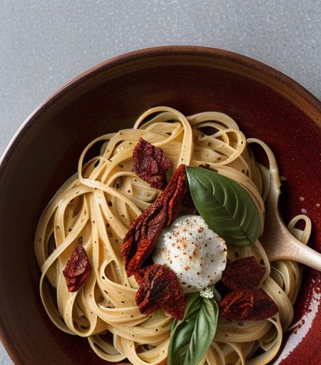 Sun-Dried Tomato & Basil Pasta Sauce/Dressing recipe image
