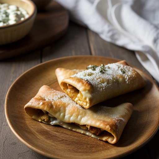 Sun Dried Tomato & Herb Cheese Strudels recipe image