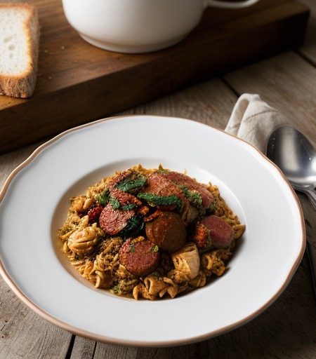 Sun-Dried Tomato & Sausage Jambalaya Mix recipe image