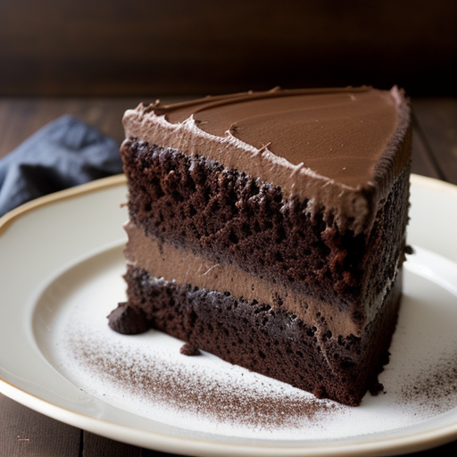 Sunburst Chocolate Cake recipe image