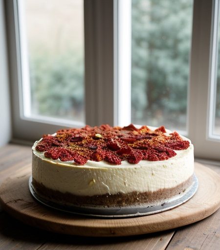 Sundried Tomato Cheesecake recipe image