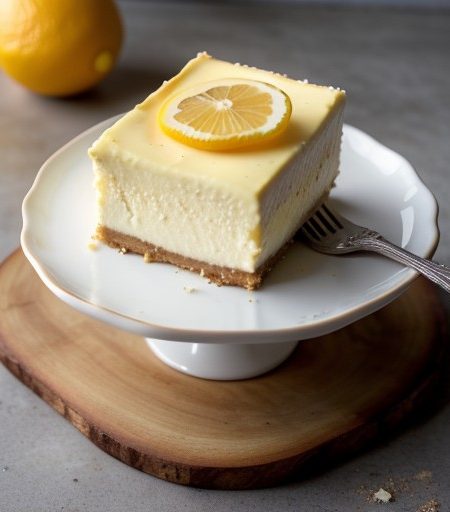 Sunny Lemon Cheesecake Squares recipe image
