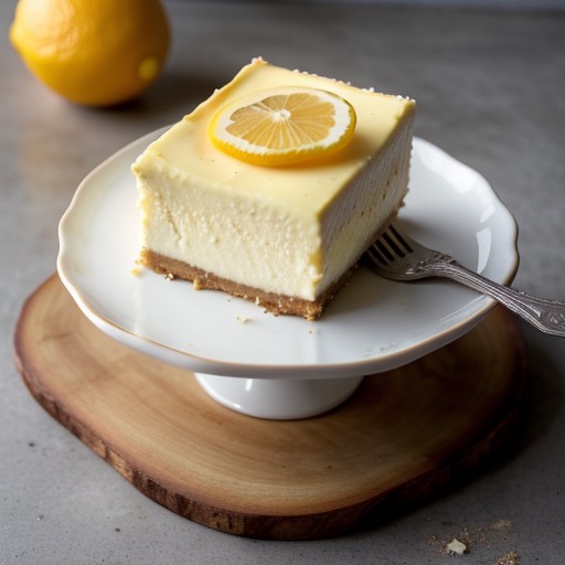 Sunny Lemon Cheesecake Squares recipe image