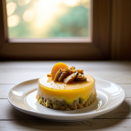 Sunshine Peach Pudding recipe image