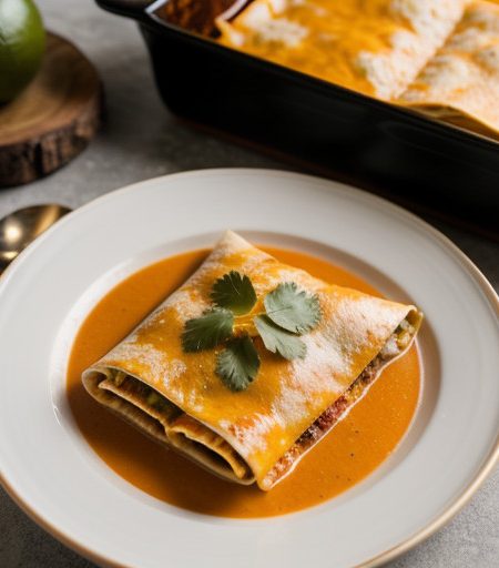 Super Turkey Enchiladas recipe image