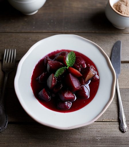 Superb Plum Compote recipe image